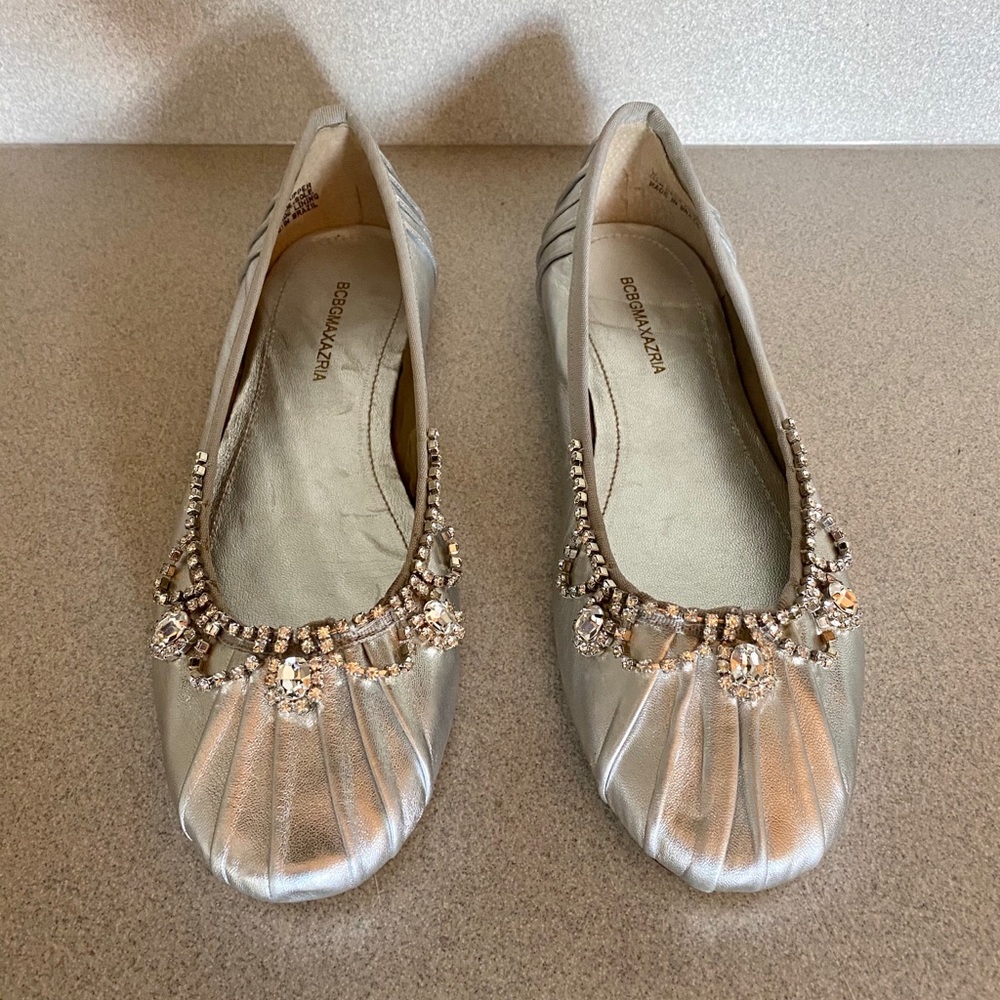 NEW BCBGMAXAZRIA Jeweled Flats